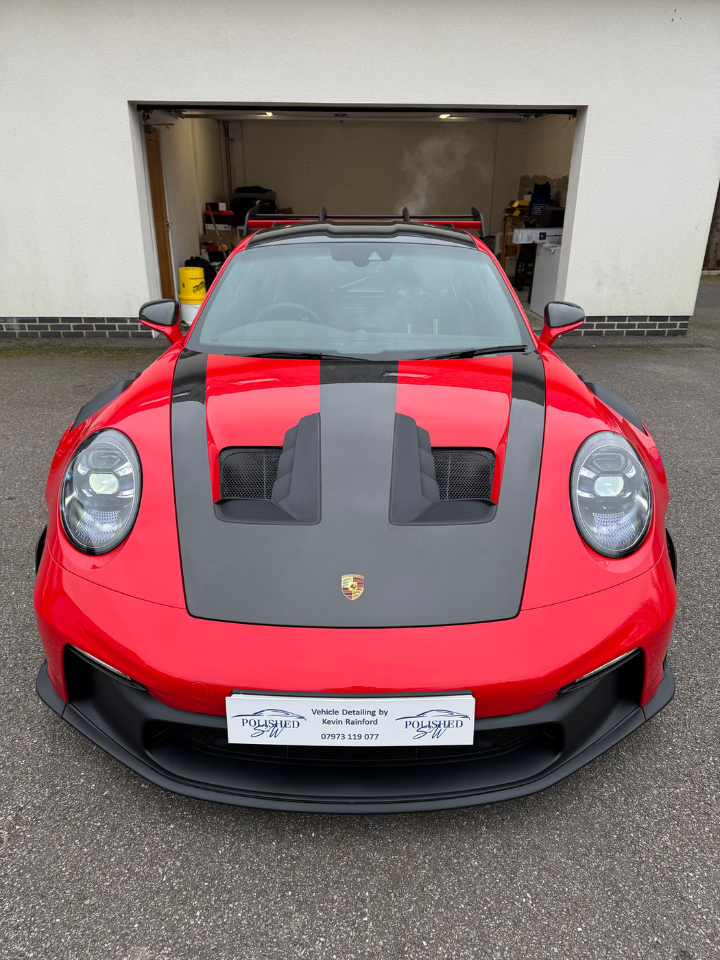 Front aero detail of a Porsche 911 GT3 RS