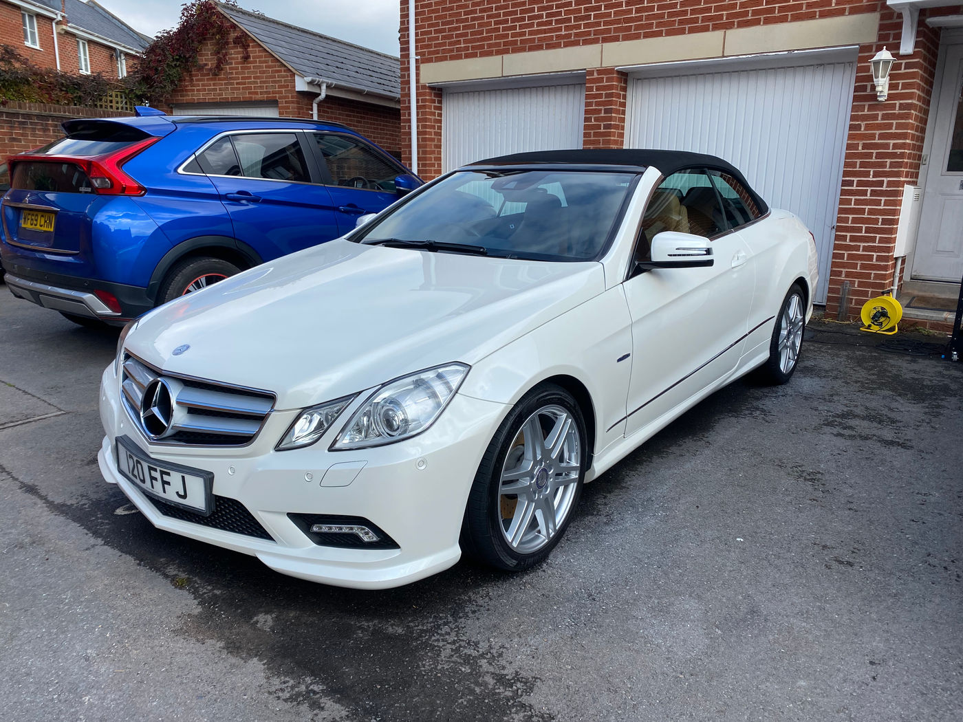 Single stage machine polish on a Mercedes