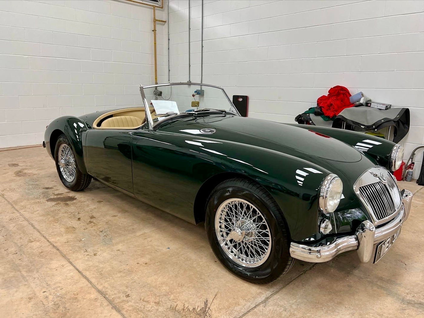 MGA detailed and photographed outdoors