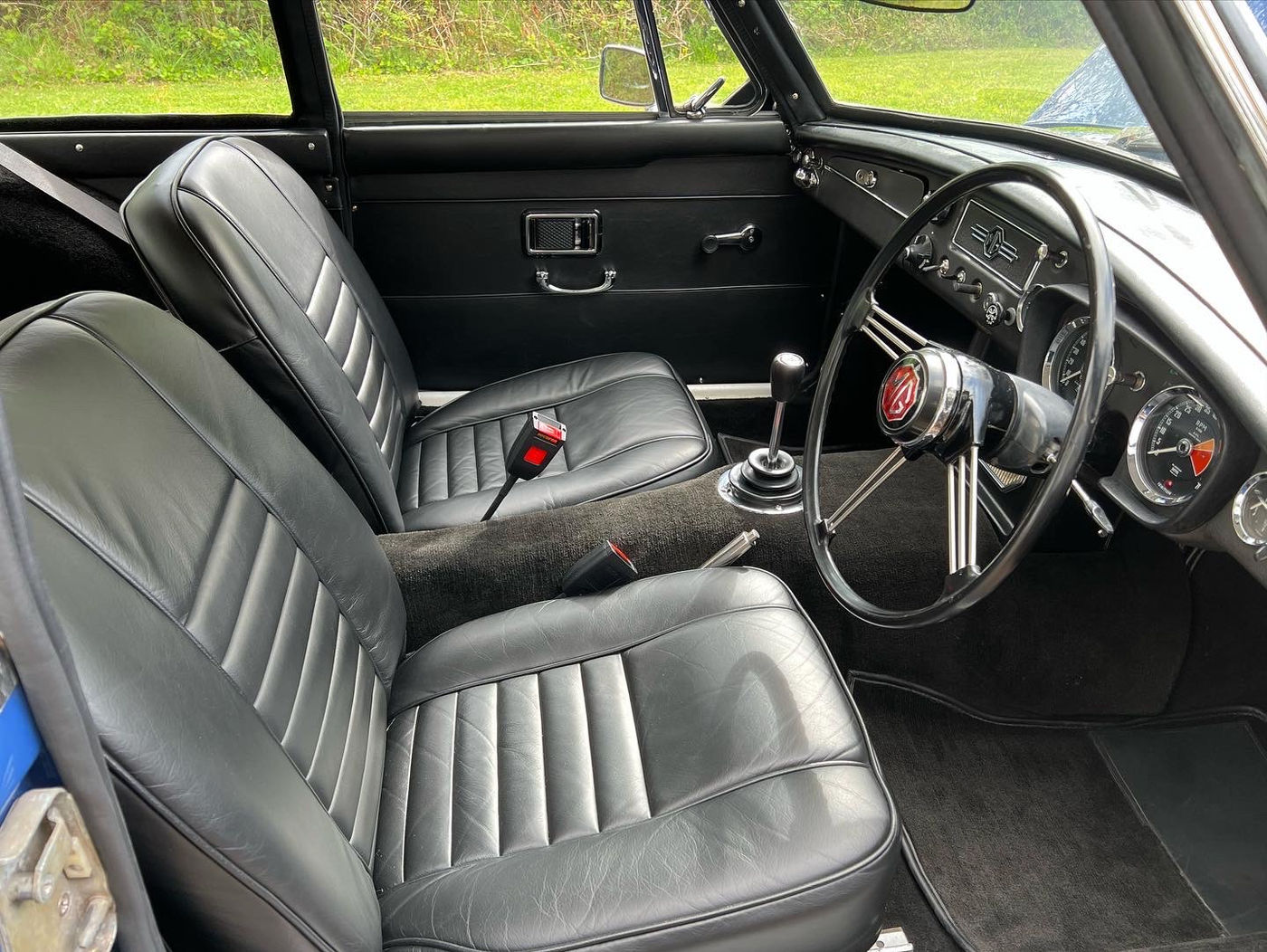 Restored interior of an MGC GT